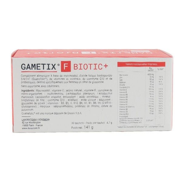 Gametix F Biotic+ sachets