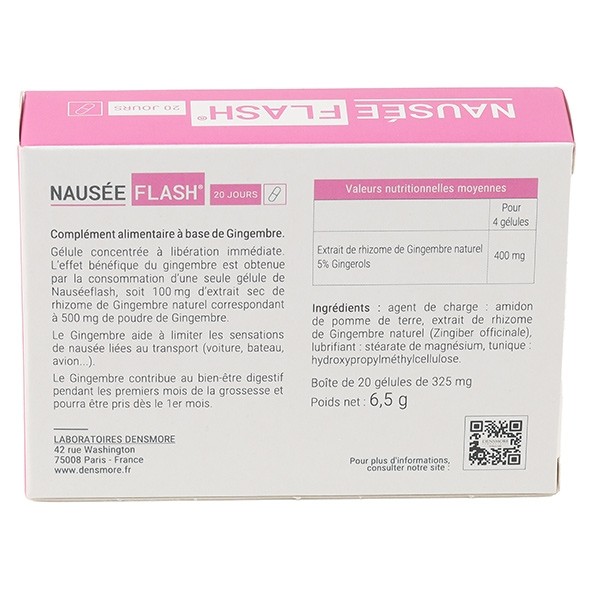 Nausée flash grossesse gélules