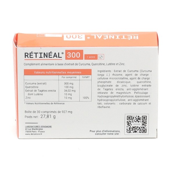 Rétinéal 300 comprimés