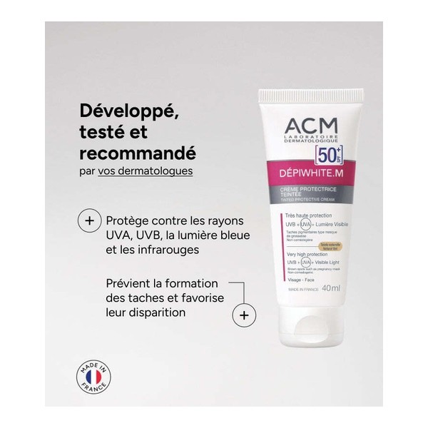 ACM Dépiwhite M crème protectrice teintée SPF 50+