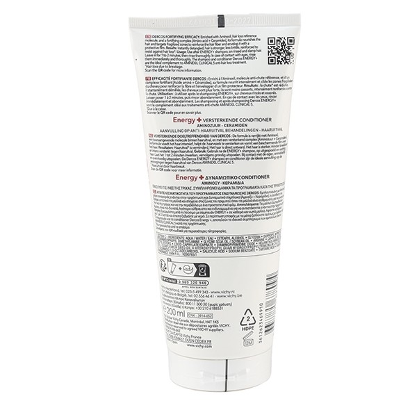 Vichy Dercos Energy + après shampooing fortifiant