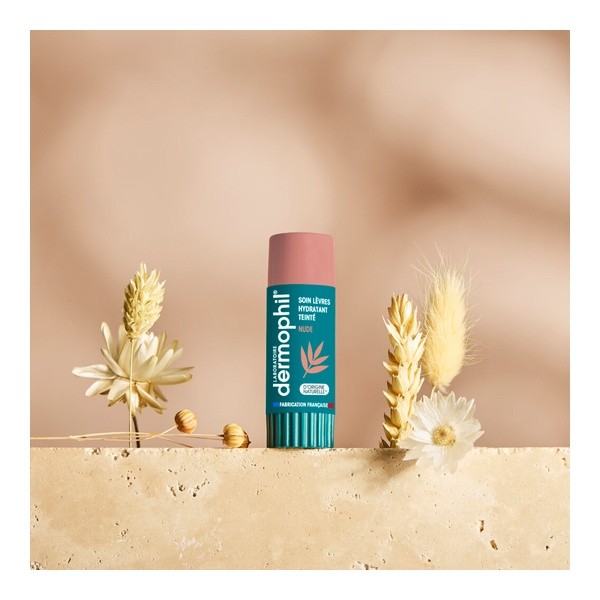 Dermophil Indien stick lèvre hydratant teinté Nude