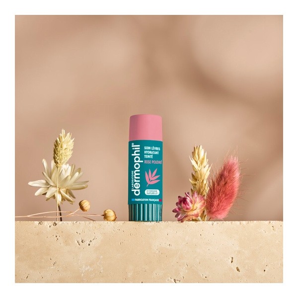 Dermophil Indien stick lèvre protection teinté rose poudré