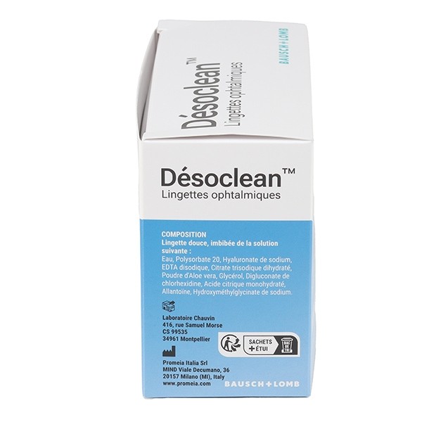 Désoclean lingettes pour les yeux