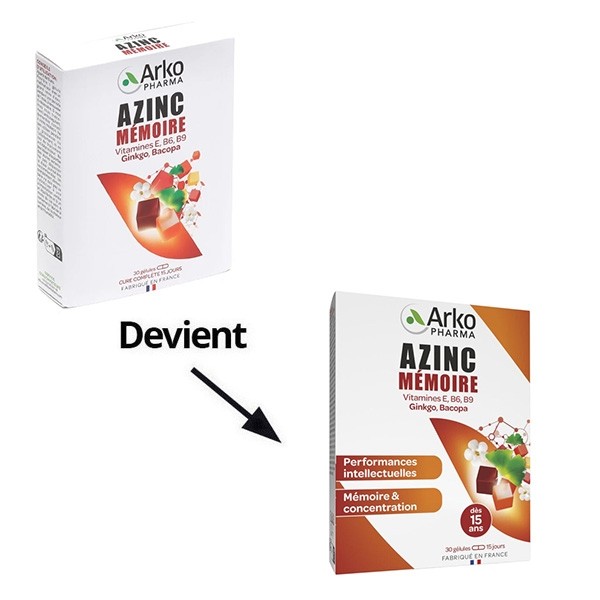 Azinc Mémoire Gélules