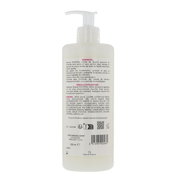 Dexeryl Essentiel crème de douche apaisante