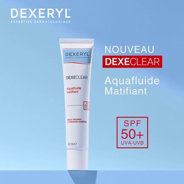 Dexeryl Dexeclear Aquafluide matifiant SPF50+