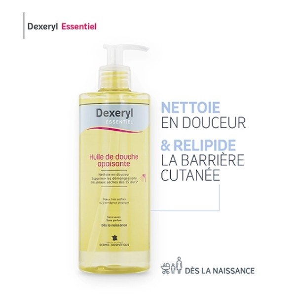 Dexeryl Essentiel Huile de Douche apaisante