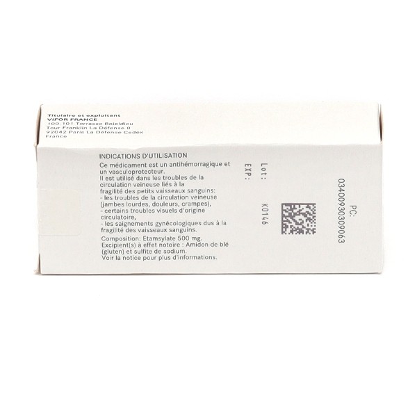 Dicynone 500 mg comprimé