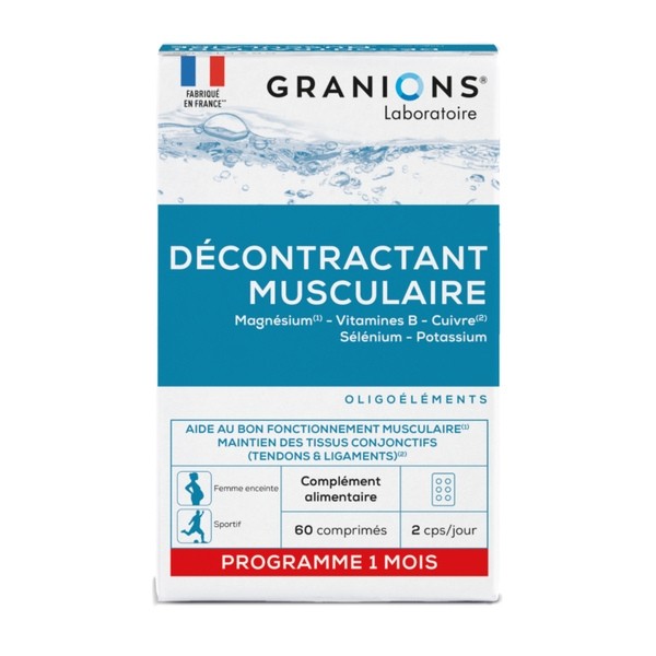 Granions Décontractant musculaire comprimés