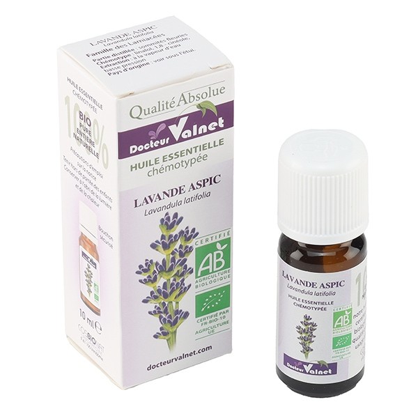 Docteur Valnet huile essentielle de Lavande aspic Bio