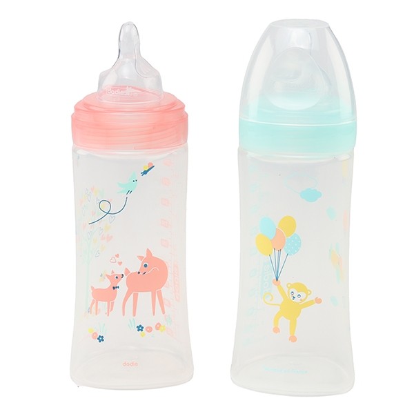 Dodie Biberon Tétine plate débit rapide 330 ml