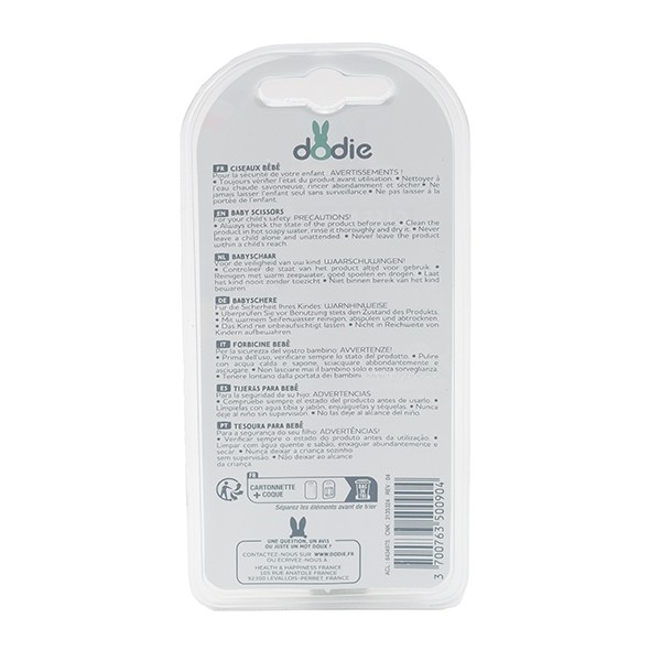 Dodie ciseaux bouts ronds bébé