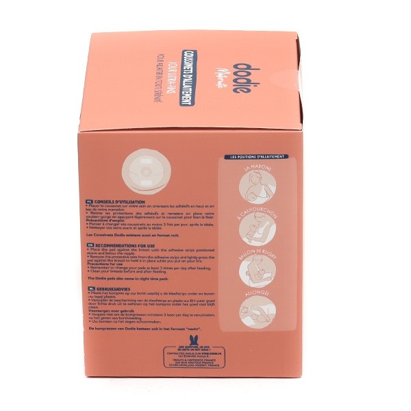 Dodie Coussinets d'allaitement de jour ultra-fins