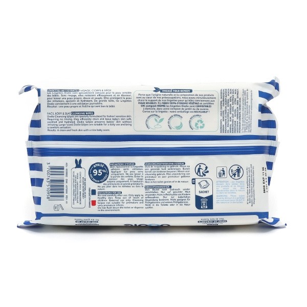 Dodie Lingettes nettoyantes bébé