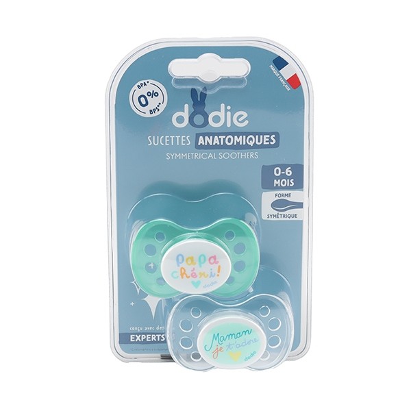 Dodie sucette anatomique silicone 0-6 mois