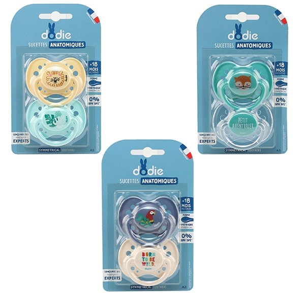 Dodie Sucette anatomique silicone +18 mois