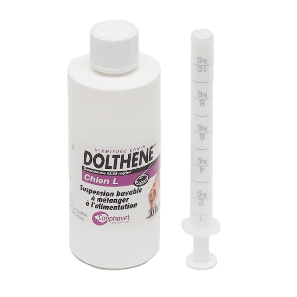 Dolthene Chien suspension buvable vermifuge