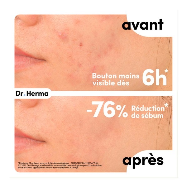 Dr Herma Patch anti boutons​ format Large
