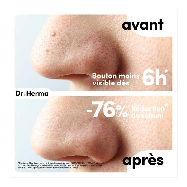 Dr Herma Patch anti boutons​ formats assortis