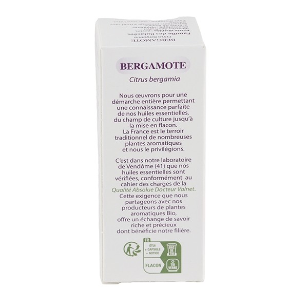 Docteur Valnet huile essentielle Bergamote Bio