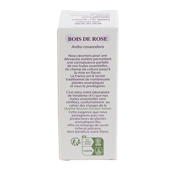 Docteur Valnet huile essentielle de Bois de rose Bio