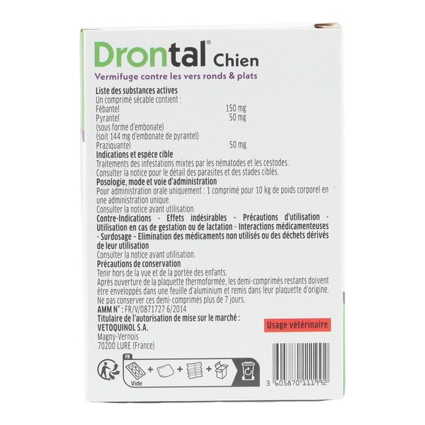 Drontal Chien comprimés