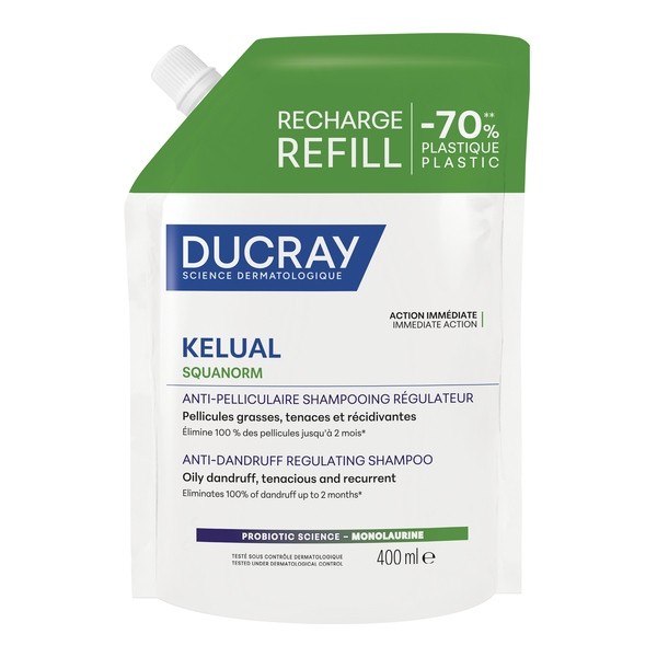 Kelual Squanorm Shampooing pellicules grasses