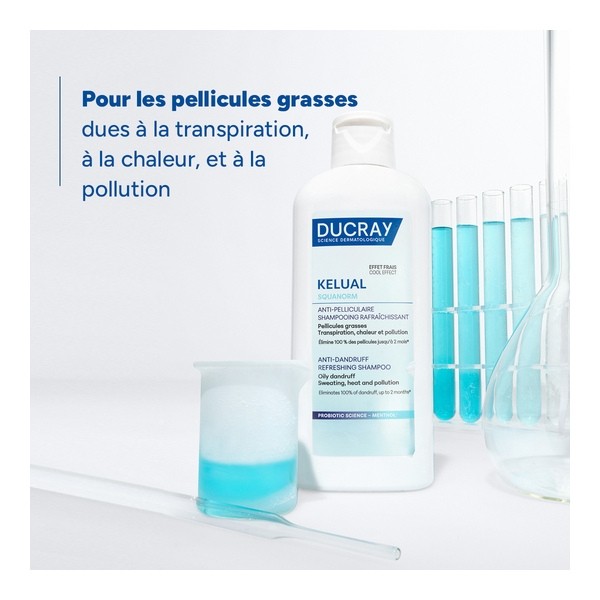 Ducray Kelual Squanorm Shampooing anti pelliculaire rafraîchissant