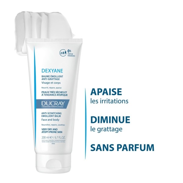 Ducray Dexyane baume émollient anti-grattage
