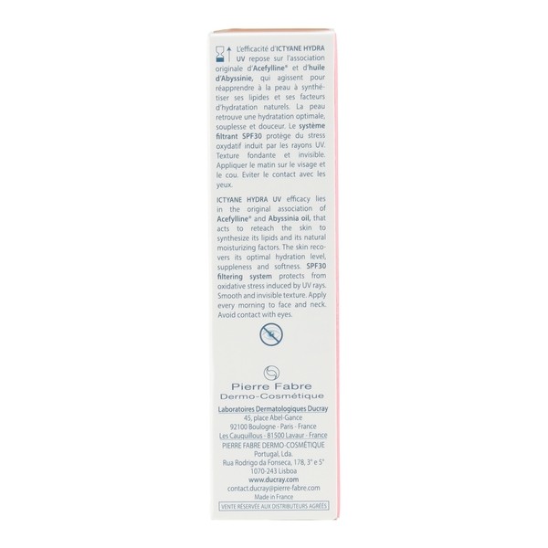 Ducray Ictyane Hydra UV Crème légère SPF30