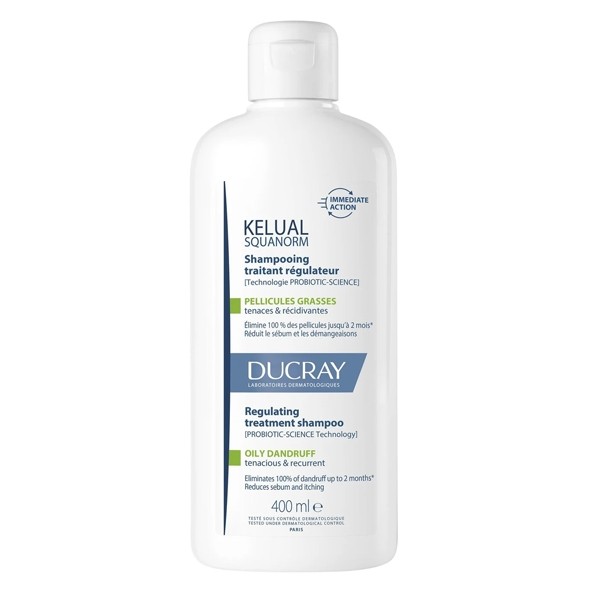 Kelual Squanorm Shampooing pellicules grasses