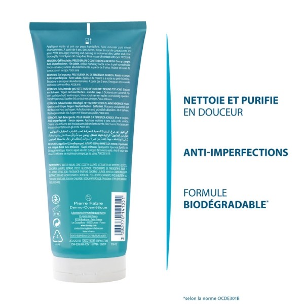 Ducray Keracnyl gel moussant