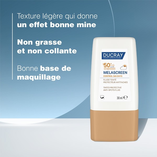 Ducray Melascreen Fluide solaire teinté antitaches SPF50+