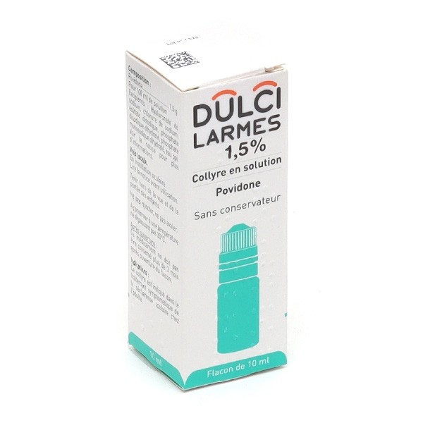 Dulcilarmes 1,5 % collyre