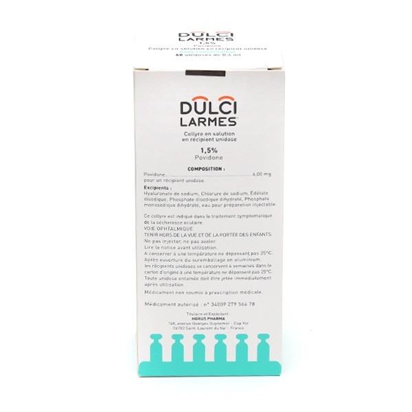 Dulcilarmes 1,5 % collyre
