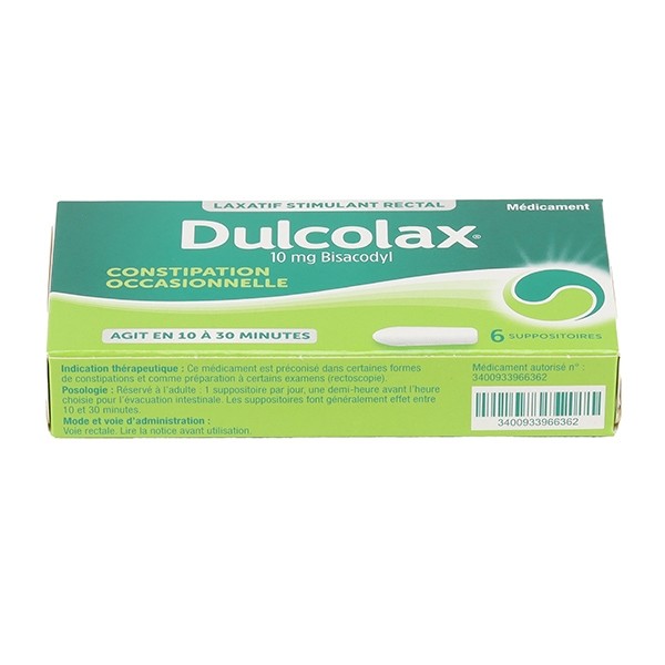Dulcolax suppositoires