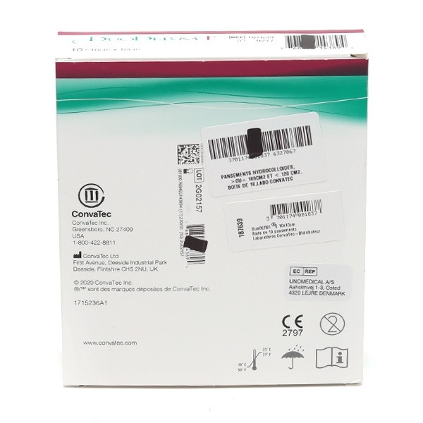 Convatec Duoderm E pansement hydrocolloide épais