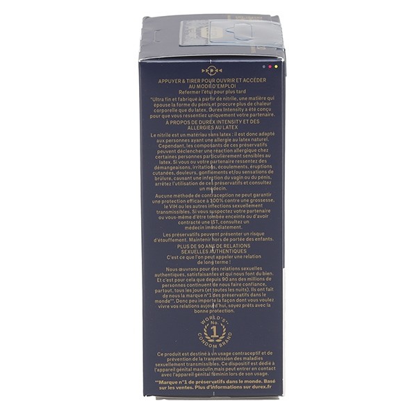 Durex Intensity préservatifs sans latex