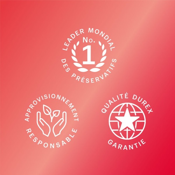 Durex Sexy Fraise préservatifs