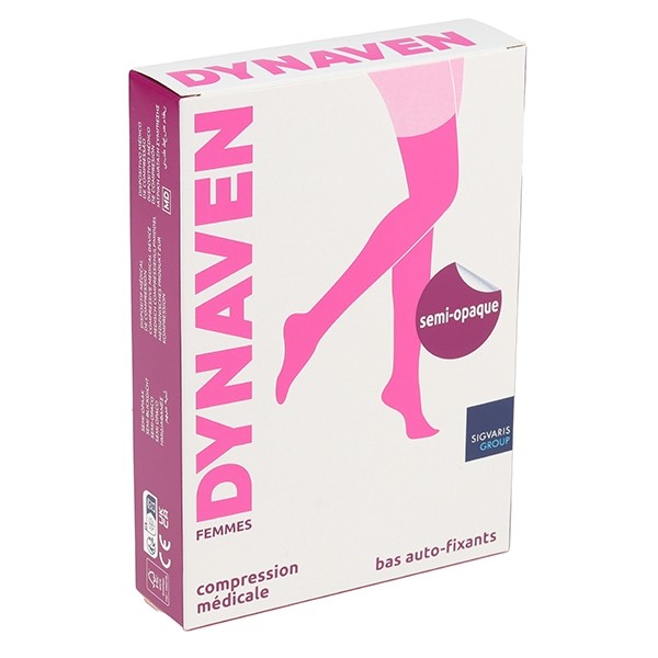 Sigvaris Dynaven Semi-opaque Bas de contention Femme Classe 2