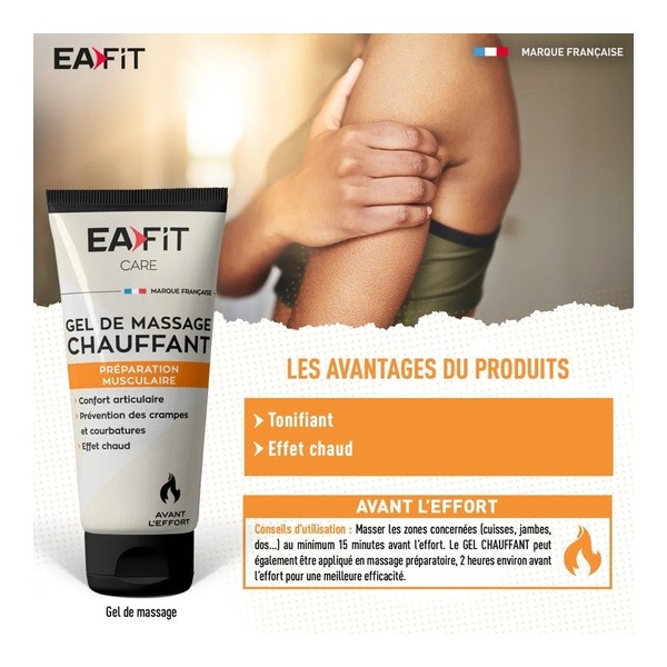 Eafit Gel de massage chauffant