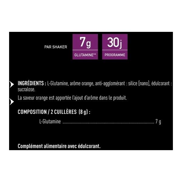 Eafit Pure L-Glutamine poudre