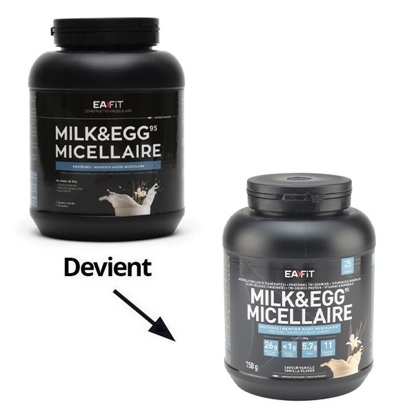Eafit Milk & Egg 95 Micellaire vanille