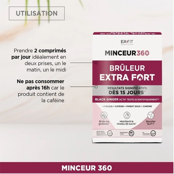 Eafit Minceur 360 Bruleur Extra fort comprimés