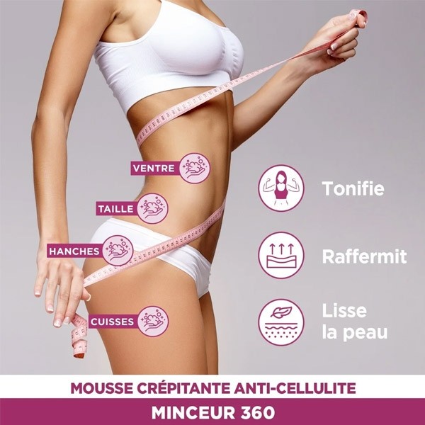 Eafit Minceur 360 Mousse crépitante anti cellulite