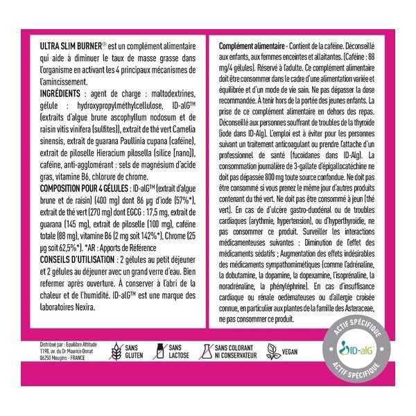 Eafit Ultra Slim Burner gélules