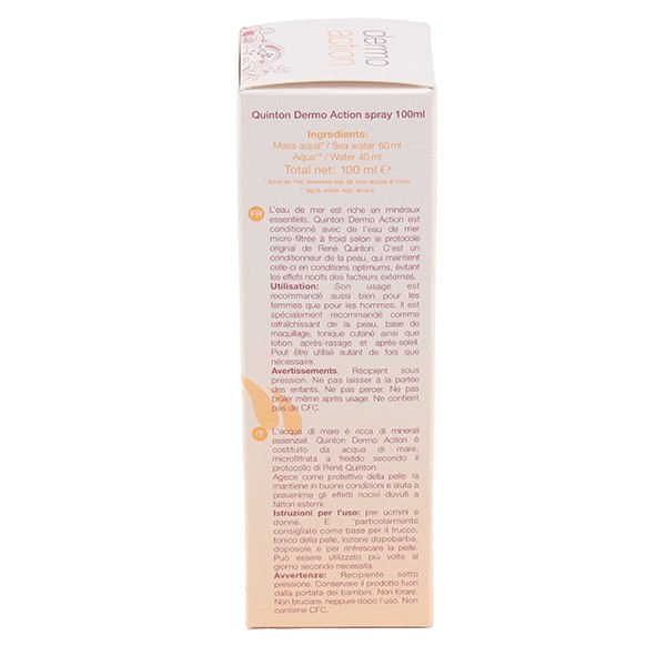 Eau de Quinton Action Dermo spray hypertonique