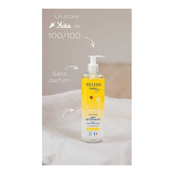 Weleda Bébé Eau nettoyante au Calendula bio