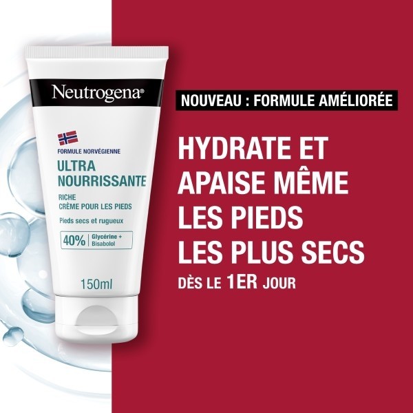 Neutrogena Crème Riche Ultra nourrissante pieds secs et rugueux
